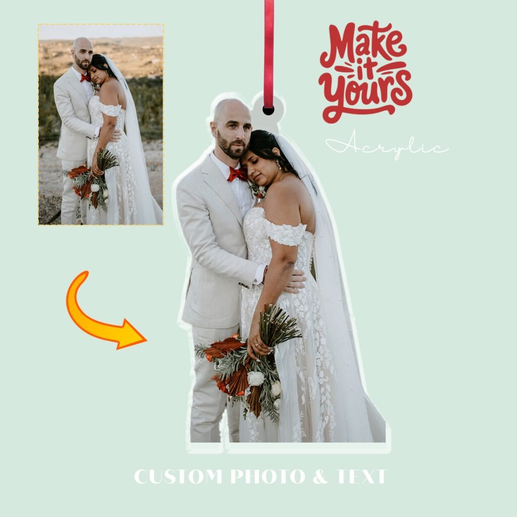 custom acrylic christmas ornament